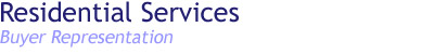 Buyer Representation